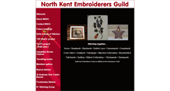 Desktop Screenshot of northkentembroiderers.co.uk