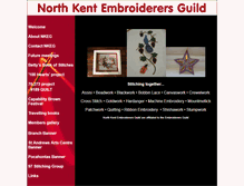 Tablet Screenshot of northkentembroiderers.co.uk